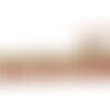 Bobine 10m galon brodé ethnique 40mm rose framboise