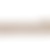 Bobine 8,8m galon brodé fleurs 50mm blanc