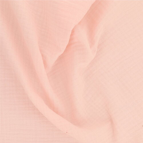 Tissu double gaze francine rose layette au mètre