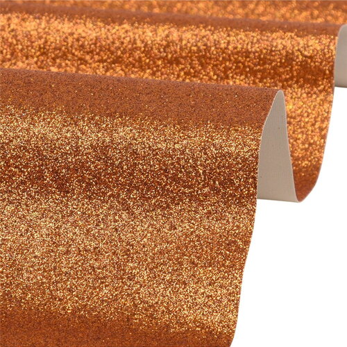Coupon glitter 50x70cm orange