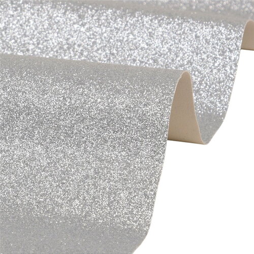 Coupon glitter 50x70cm argent