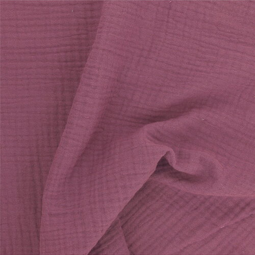 Coupon double gaze 138x100cm parme