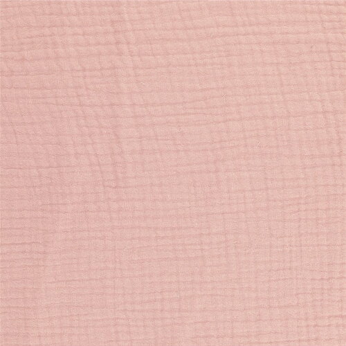 Coupon double gaze 138x100cm vieux rose