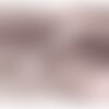 Coupon karla simili cuir star métallique 140x50cm rose métallisé