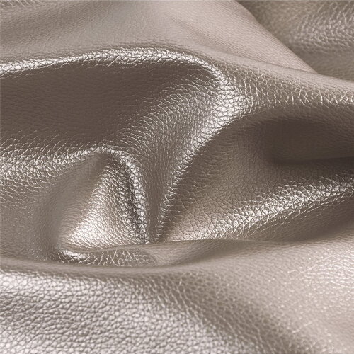 Coupon karla simili cuir star métallique 140x50cm sable glacé