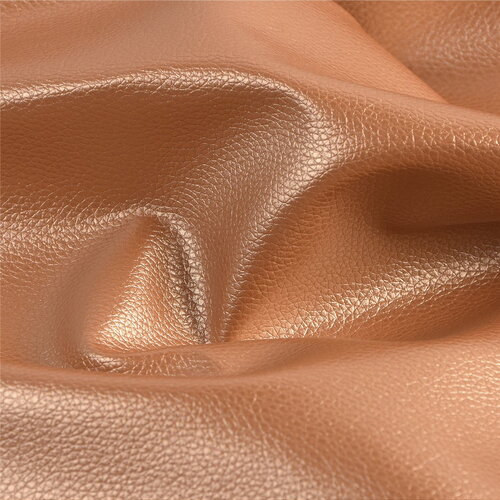 Coupon karla simili cuir star métallique 140x50cm cuivré