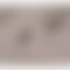 Coupon karla simili cuir 140x50cm gris clair