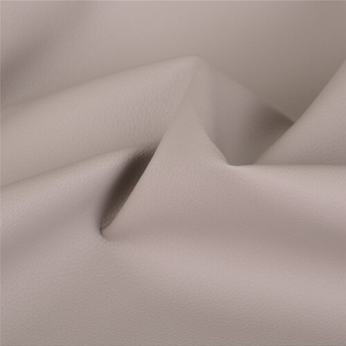 Coupon karla simili cuir 140x50cm gris clair
