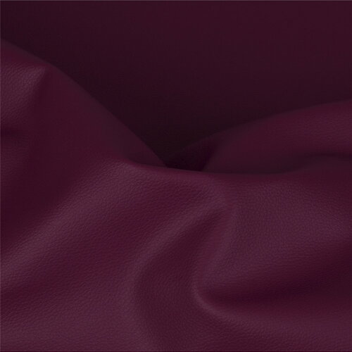 Coupon karla simili cuir 140x50cm prune