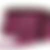 Galon bicolore six brins 31mm violet au mètre