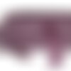 Galon avec bourdon métal 13mm violet au mètre