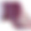 Broderie métallique sur tulle 120mm violet au mètre