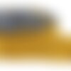 Elastique monte jupe coton 70mm jaune or au mètre