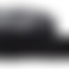 Elastique monte jupe coton 70mm noir au mètre