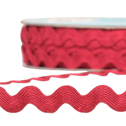 Serpentine 13mm bourgogne au mètre