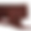 Double frange 29mm marron foncé au mètre