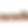 Galon brodé ethnique rouge bordeaux 40mm au mètre