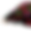 Tissu wax imprimé 2 faces rose fuchsia au mètre