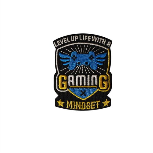 Ecusson thermocollant gaming 4,6cm x 6,1cm gaming