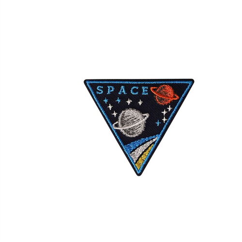 Ecusson thermocollant sportif 5,4cm x 4,8cm space