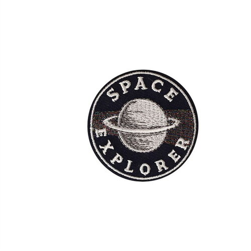 Ecusson thermocollant sportif 5,2cm x 5,2cm space explorer