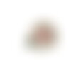 Ecusson thermocollant pelote de laine 4,9cm x 5,2cm cercle à broder