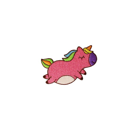 Ecusson thermocollant petits motifs rigolos 5,4cm x 5,1cm licorne