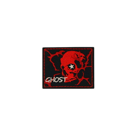 Ecusson thermocollant blason sport 5,1cm x 4,1cm ghost