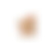 Ecusson thermocollant ourson avec ballon 3,5cm x 3,5cm rose