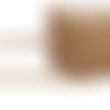 Chaîne aluminium avec lacette 8mm beige au mètre