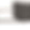 Bobine 20m chaîne aluminium avec lacette 8mm noir
