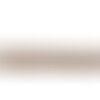 Bobine 8,8m galon brodé empire 53mm marron chocolat