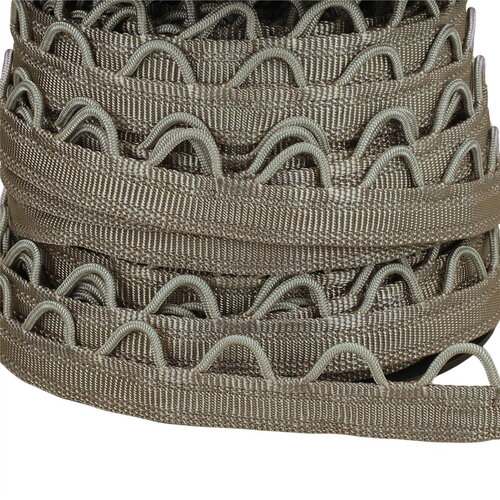 Bobine 20m sangle à passants 12mm gris clair