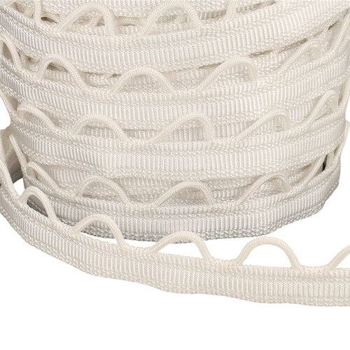 Bobine 20m sangle à passants 12mm blanc