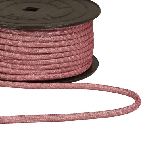 Bobine 25m cordon métallique 6mm prune
