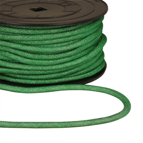 Bobine 25m cordon métallique 6mm vert kaki