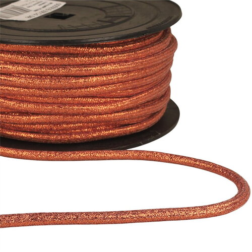 Bobine 25m cordon métallique 6mm rouille