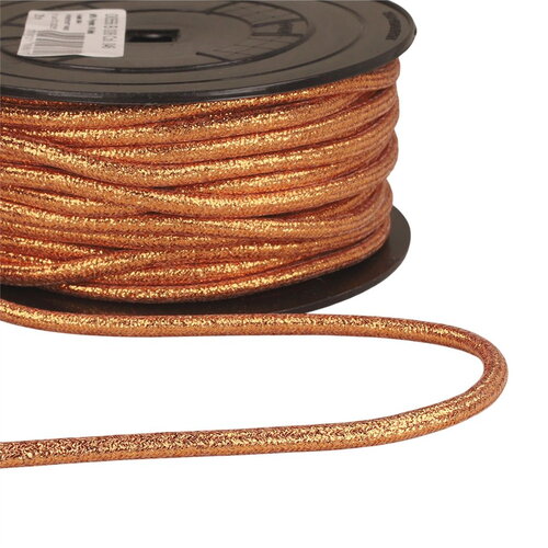 Bobine 25m cordon métallique 6mm rouille