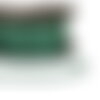 Bobine 25m cordon métallique 6mm bleu canard
