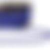 Bobine 25m cordon métallique 6mm bleu roi