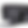Galon bicolore six brins 31mm gris au mètre