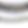Bobine 9m galon bijou 14mm noir/argent