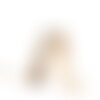 Bobine 25m galon avec bourdon métal 13mm beige