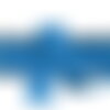 Bobine 15m lézarde surpiquée 19mm bleu acier