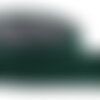 Bobine 10m élastique monte jupe coton 70mm vert bouteille