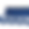 Bobine 25m serpentine 13mm bleu marine