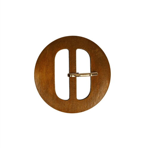 Boucle ceinture 5cm marron