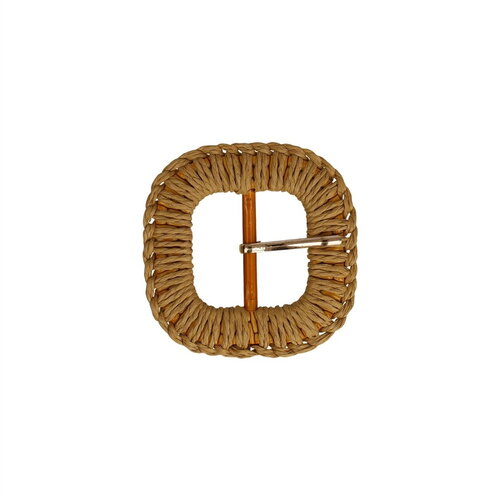 Boucle ceinture 5cm beige pierre