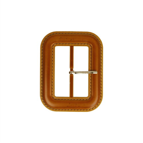 Boucle ceinture 6cm camel