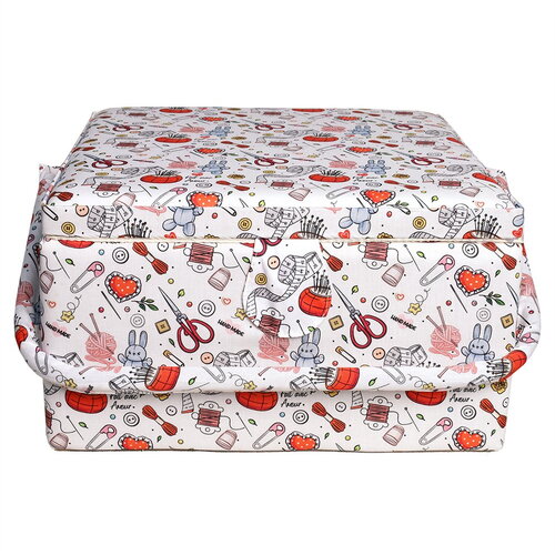 Boîte à couture 26,5cm x 26,5cm x 16cm couture